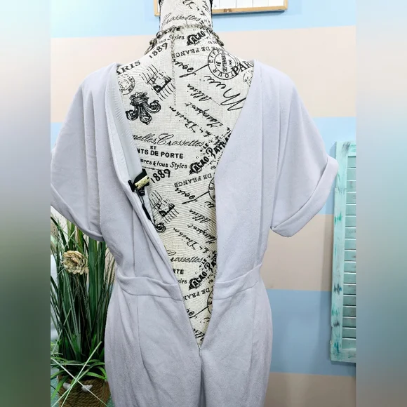 NWT Alexia Admor Sadie Boatneck Tapered Jumpsuit